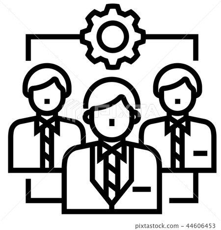 Teamwork Line illustration Teamwork Line illustration 44606453