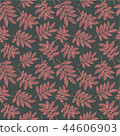 Seamless background with colorful autumn leaves.  44606903