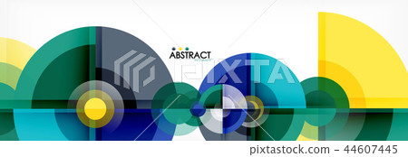 Abstract background bright circles geometric... - Stock Illustration ...