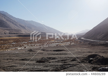high mountain pass in Tibet mountain landscape high mountain pass in Tibet mountain landscape 44608289