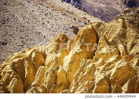 high mountain pass in Tibet mountain landscape 44609944