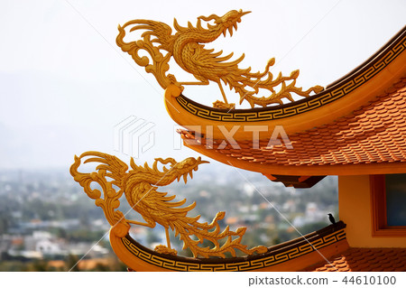 The decoration of the temple in Asia 44610100