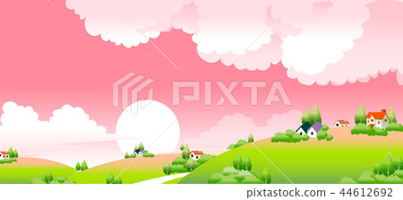 風景,例證 風景,例證 44612692