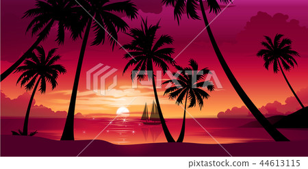 Landscape, illustration Landscape, illustration 44613115