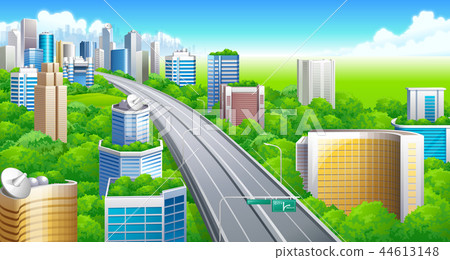 Landscape, illustration Landscape, illustration 44613148