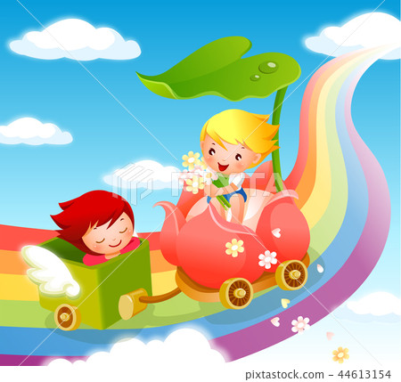 Children, life, illustration 44613154