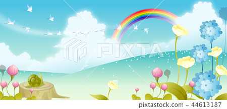 Landscape, illustration Landscape, illustration 44613187