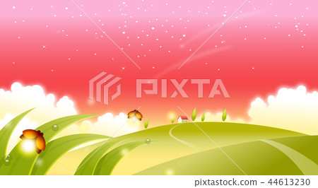 Landscape, illustration Landscape, illustration 44613230
