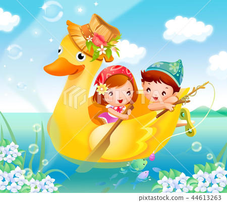 兒童，生活，插圖 44613263