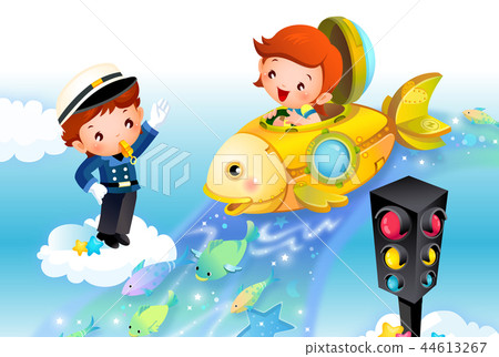 兒童，生活，插圖 44613267