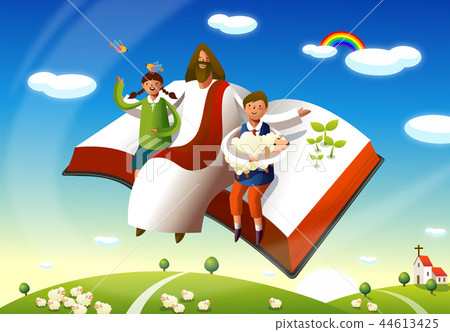 基督教，宗教，插圖 44613425