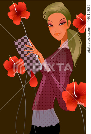 Life, beauty, illustration 44613625