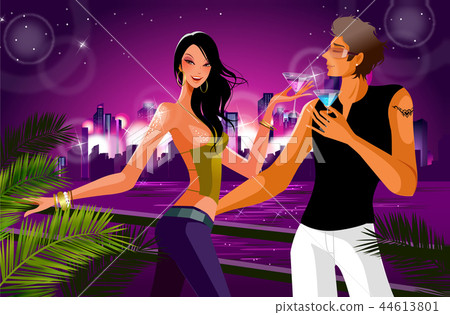People, party, life, illustration 44613801