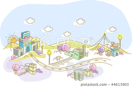 Concept, illustration 44613903