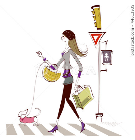 City, life, illustration 44613935