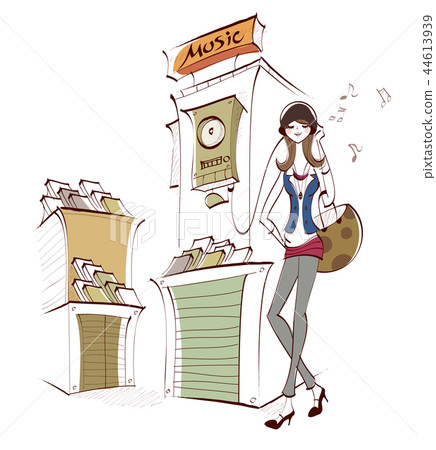 City, life, illustration 44613939