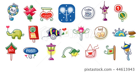 Icon, illustration Icon, illustration 44613943