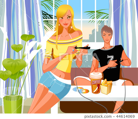 Life, beauty, illustration 44614069
