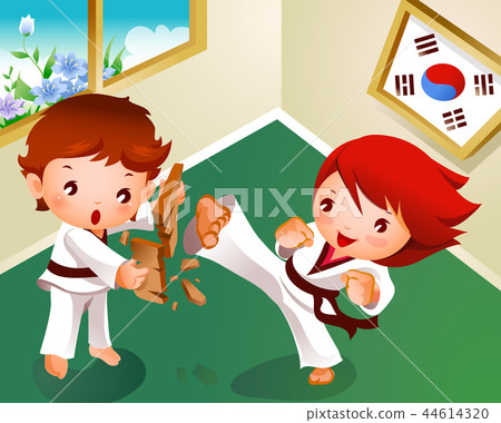 Children, sports, illustration Children, sports, illustration 44614320