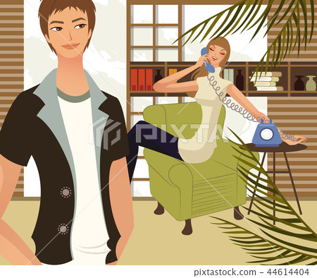 Love, heart, illustration 44614404