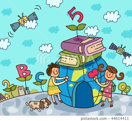 Children, school, illustration Children, school, illustration 44614411