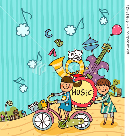 Children, school, illustration Children, school, illustration 44614425
