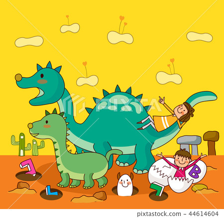 Children, concentric, illustration 44614604