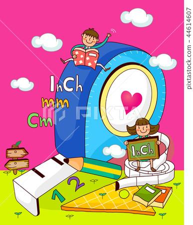 Children, concentric, illustration Children, concentric, illustration 44614607