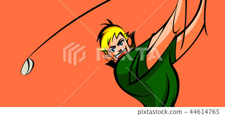 Dynamic, vitality, person, illustration 44614765