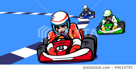 Dynamic, vitality, person, illustration 44614795