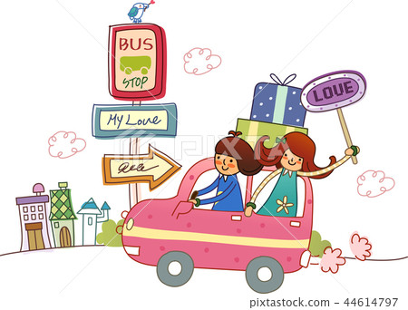 Love, heart, illustration Love, heart, illustration 44614797
