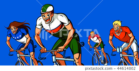 Dynamic, vitality, person, illustration 44614802