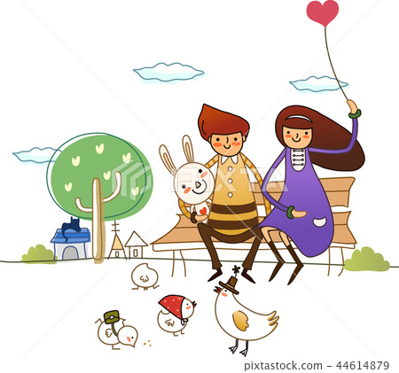 Love, heart, illustration Love, heart, illustration 44614879