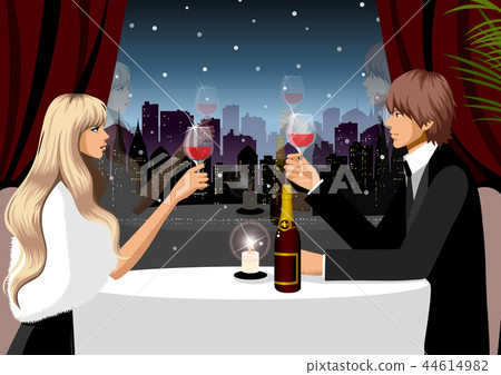 冬天,浪漫,插圖 冬天,浪漫,插圖 44614982