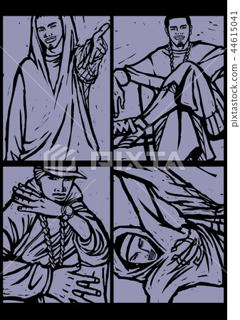 City, life, illustration 44615041