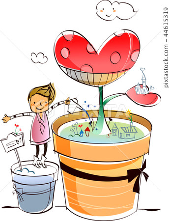 幸福，生活，插圖 44615319