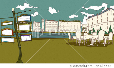 風景，例證 44615358