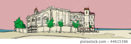 Landscape, illustration Landscape, illustration 44615396