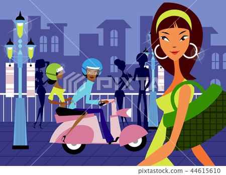 Life, people, illustration 44615610
