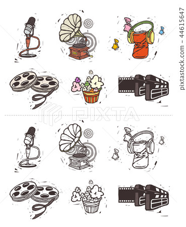 Antique, vintage, illustration 44615647