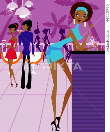 生活，人，插圖 44615790