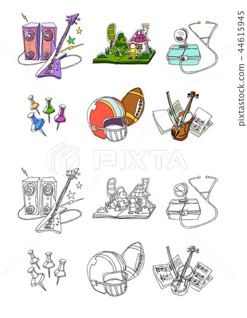 Icon, illustration Icon, illustration 44615945