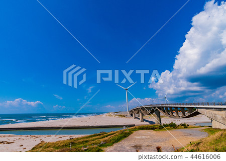 (靜岡縣)Kikukawa河口的Shikibu橋 (靜岡縣)Kikukawa河口的Shikibu橋 44616006