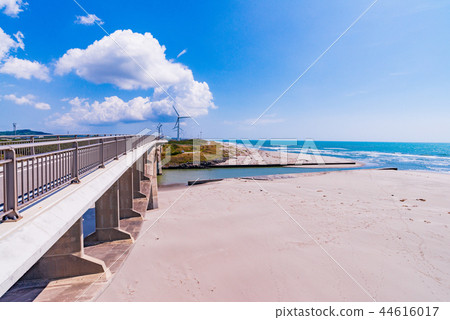 （靜岡縣）Kikukawa河口的Shikibu橋 44616017