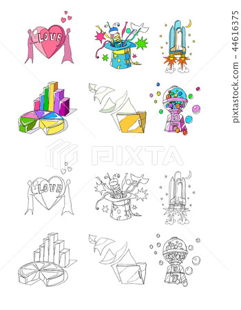 Icon, illustration 44616375