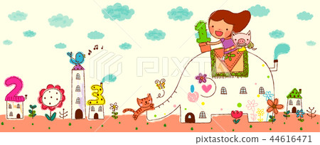 Animal, concept, illustration 44616471