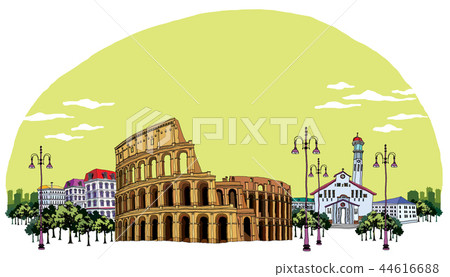 City, travel, illustration 44616688