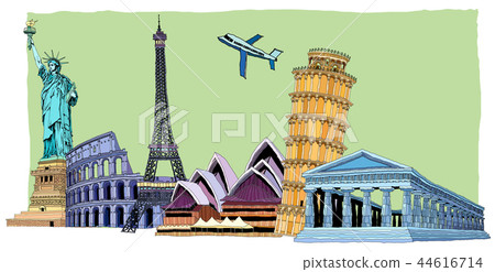 City, travel, illustration 44616714