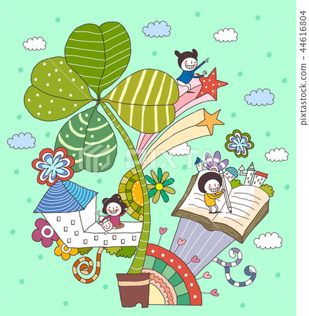 Children, concept, illustration 44616804