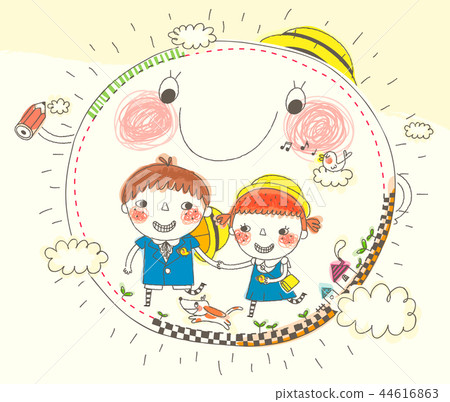 Children, concept, illustration 44616863